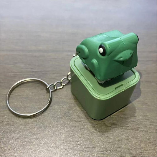Funny Rechargeable Frog Croaking Keychain
